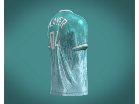 Soccer Sports Jersey Player-04 3D Model
