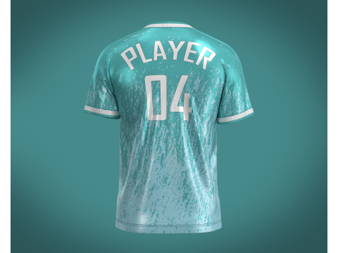 Soccer Sports Jersey Player-04 3D-Modell