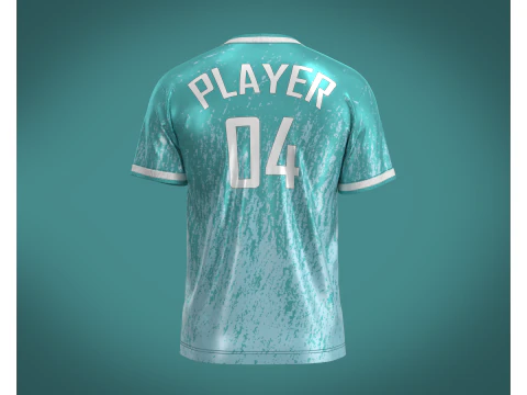 Soccer Sports Jersey Player-04 3D Model