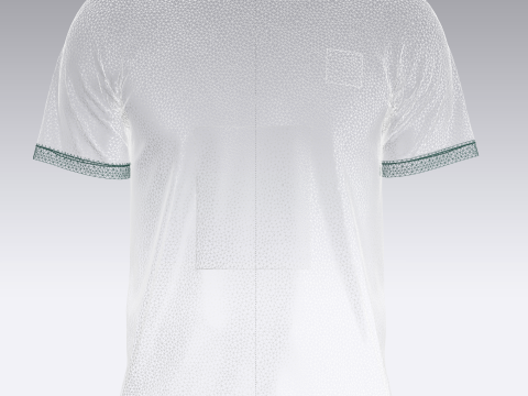 Soccer Sports Green Jersey Player-08 V2 3D मॉडल