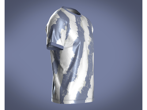 Soccer Sports Jersey Player-08 3D Model