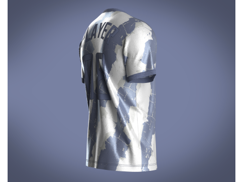Soccer Sports Jersey Player-08 3D Model