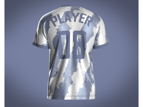 Soccer Sports Jersey Player-08 3D Model