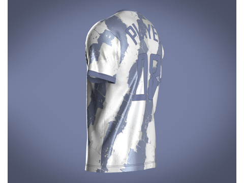 Soccer Sports Jersey Player-08 3D Model