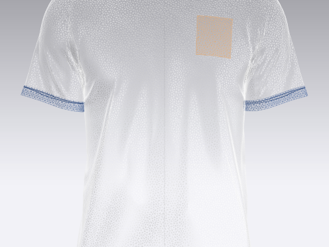 Soccer Sports Jersey Player-08 3D Model