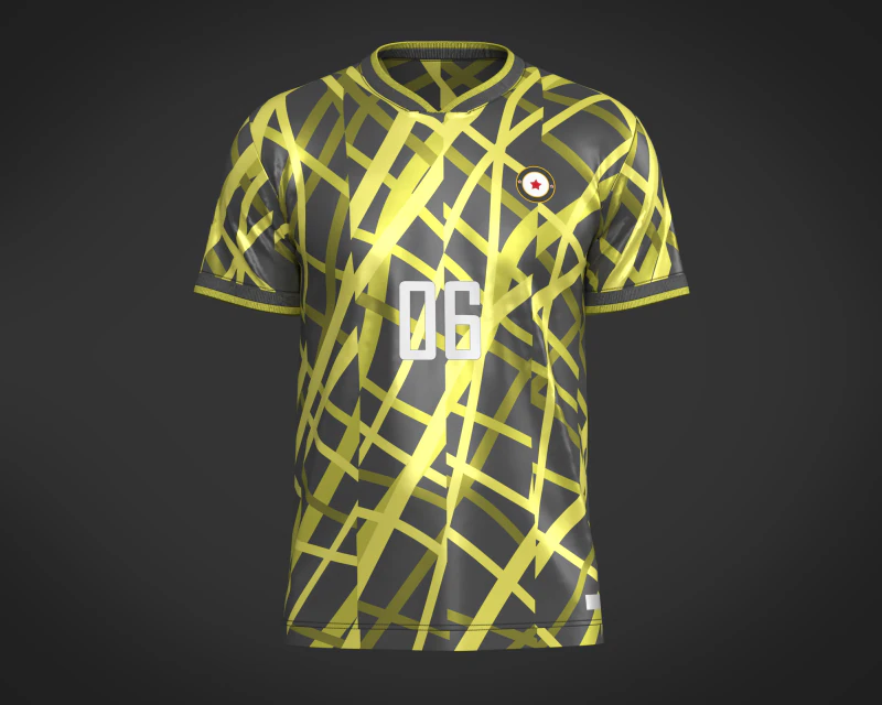 Jogador de camisa esportiva de futebol-06 Modelo 3D .c4d .max .obj .3ds .fbx .stl .blend 