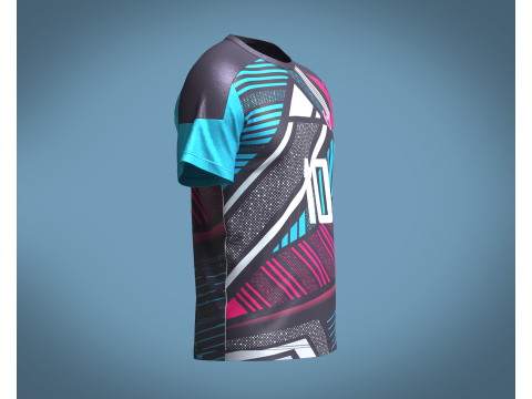 Soccer Sports Jersey Player-10 Modèle 3D