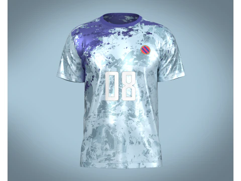 サッカー スポーツ ジャージ Player-08 V2 3Dモデル