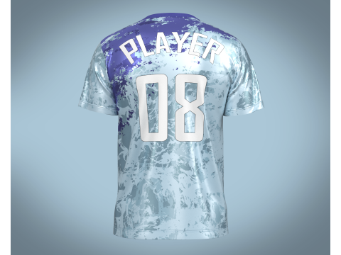Soccer Sports Jersey Player-08 V2 Model 3D