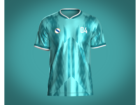 Soccer Sports Jersey - 04 3D मॉडल