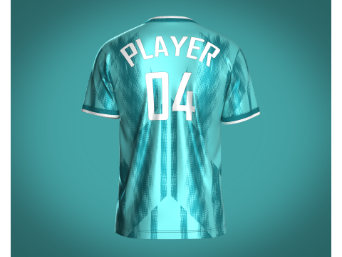 Soccer Sports Jersey - 04 Modelo 3D
