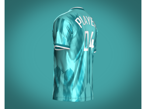 Soccer Sports Jersey - 04 Modelo 3D