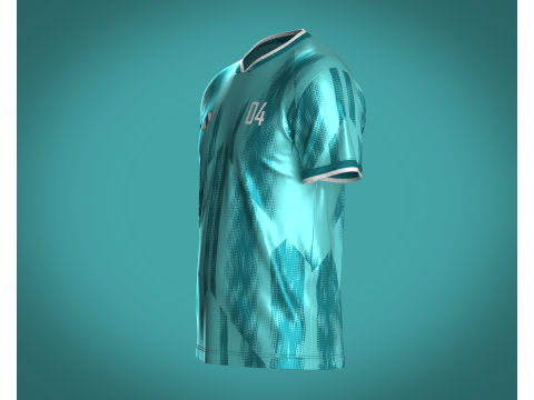 Soccer Sports Jersey - 04 Modelo 3D