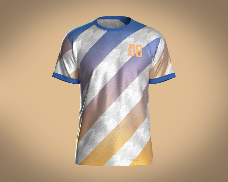 Soccer Sports Jersey - 08 Modelo 3D .c4d .max .obj .3ds .fbx .stl .blend 