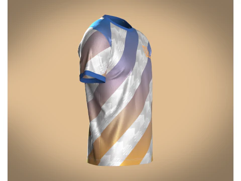 Soccer Sports Jersey - 08 3D Model