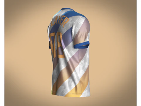 Soccer Sports Jersey - 08 3D Model