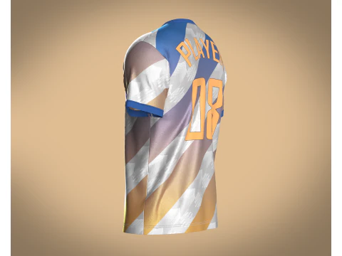 Soccer Sports Jersey - 08 3D Model