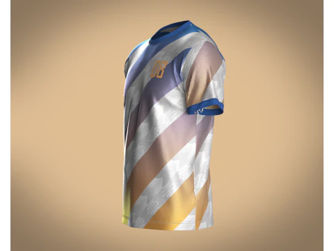 Soccer Sports Jersey - 08 3D Model