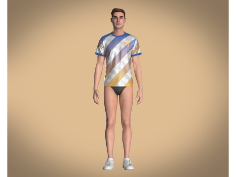 Soccer Sports Jersey - 08 Modelo 3D