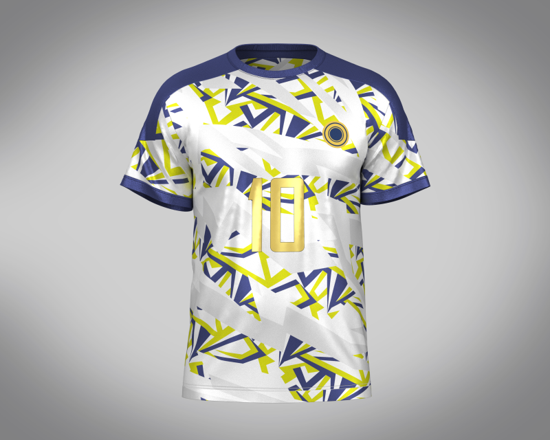 Soccer Sports Printed Jersey Player-10 3D 모델 .c4d .max .obj .3ds .fbx .stl .blend 