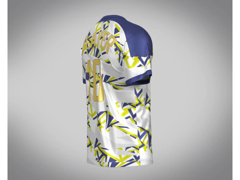 Soccer Sports Printed Jersey Player-10 3D Model