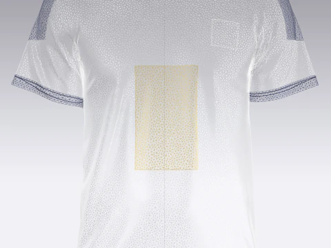 Soccer Sports Printed Jersey Player-10 3D Model