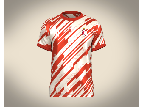 Soccer Sports Red Jersey Player 11 Modèle 3D