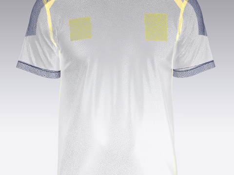 Soccer Third Jersey Player-02 3D Model