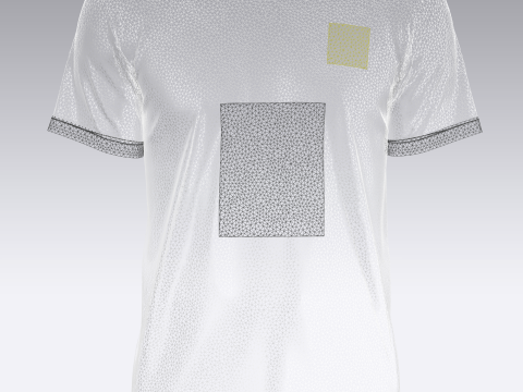 Soccer Yellow Jersey Player-05 Modello 3D