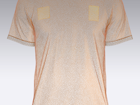 Soccer Yellow Jersey Player-01 V2 3D Model