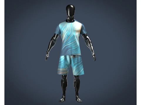 Sports Jersey With Short Pant 3D Model