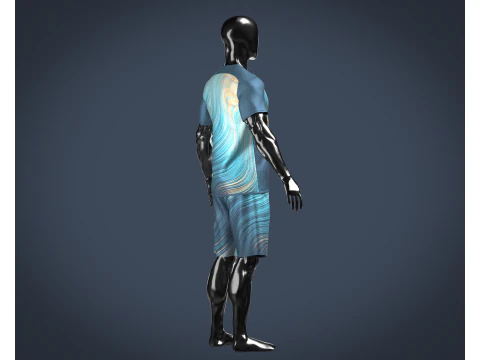 Sports Jersey With Short Pant 3D Model