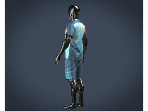 Sports Jersey With Short Pant 3D Model