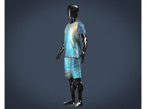 Sports Jersey With Short Pant 3D Model