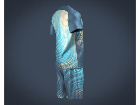 Sports Jersey With Short Pant 3D Model