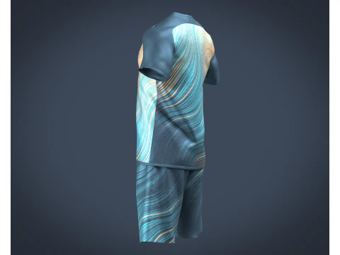 Sports Jersey With Short Pant 3D Model