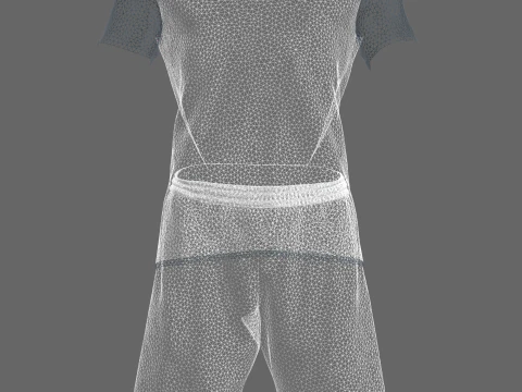 Sports Jersey With Short Pant 3D Model