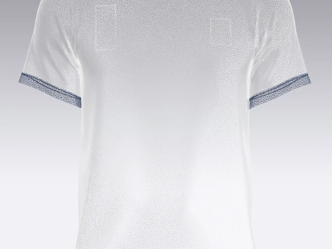 Soccer Red And Blue Football Jersey Player 11 3D Model