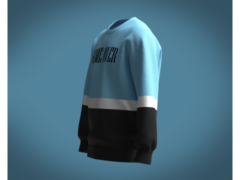 Men Sweatshirts - game over 3D Model