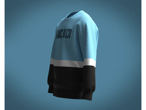 Men Sweatshirts - game over 3D Model