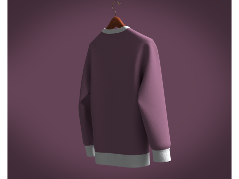 Men Sweatshirt - BOOM POW 3D 模型