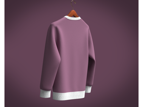 Men Sweatshirt - BOOM POW 3D 模型