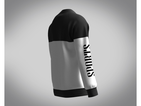 Men Sweatshirt - Sports 3D Модель