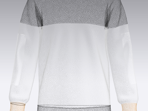 Men Sweatshirt - Sports 3D Модель