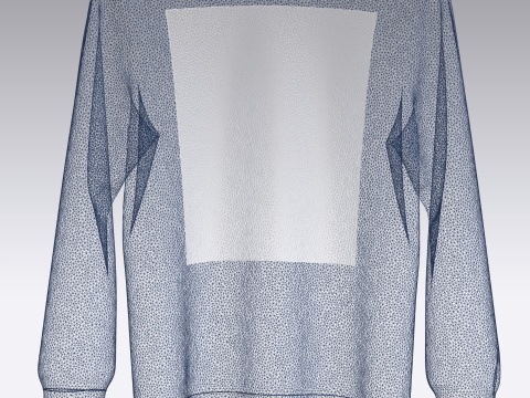 Men Sweatshirt - FIGHT Modèle 3D