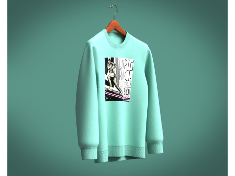 Men Sweatshirt - EARTH RACE Model 3D
