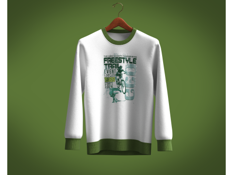 Men Sweatshirt - FREESTYLE TRAIL 3D Model