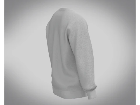 Men Sweatshirt - Gray 3D Model