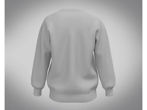 Men Sweatshirt - Gray 3D Model