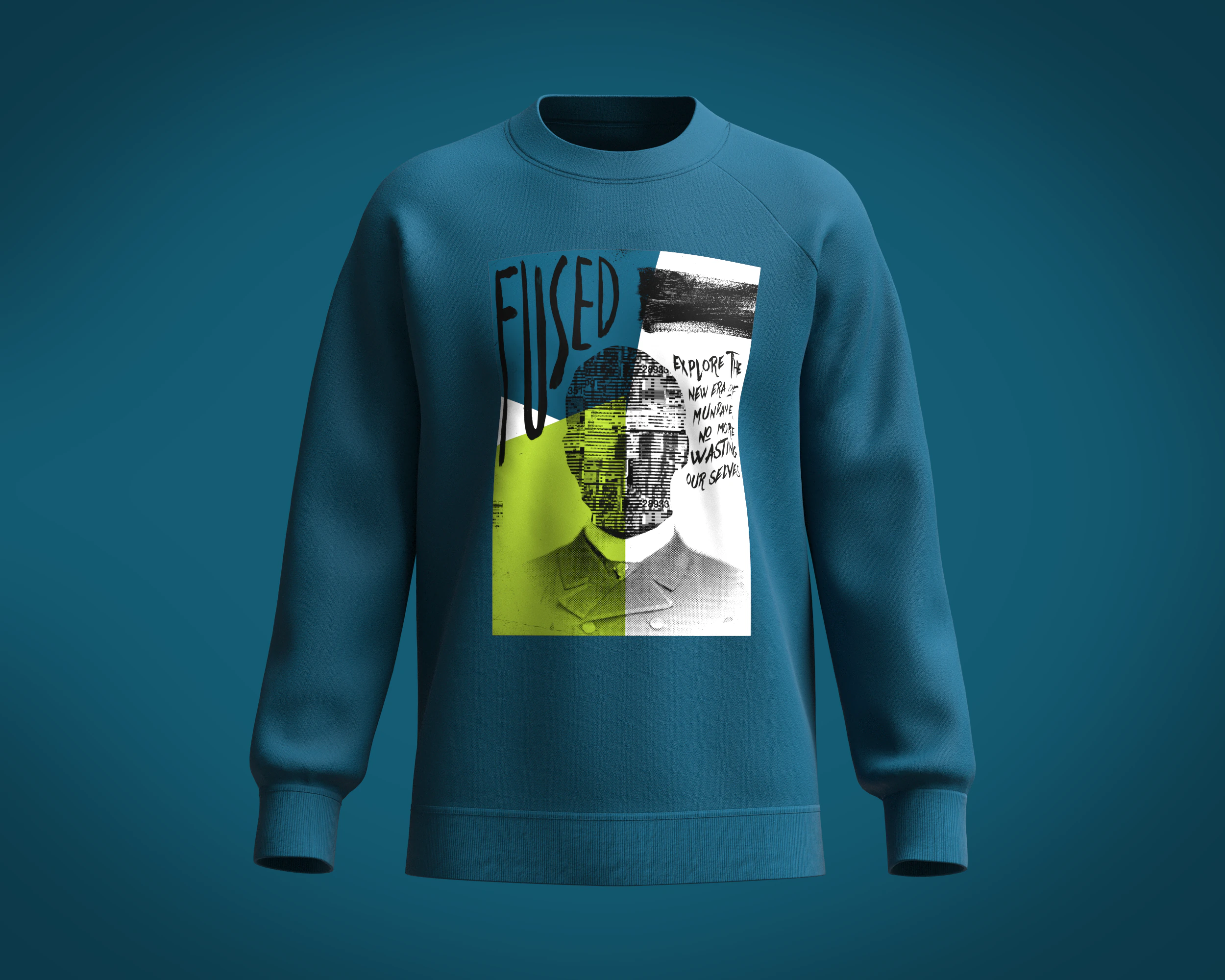 Men Sweatshirt - Fused 3D Model .c4d .max .obj .3ds .fbx .stl .blend 